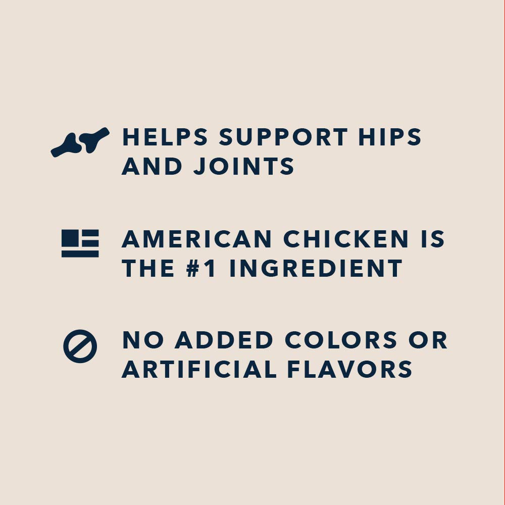 Amazon Brand - Wag Chicken Flavor Hip & Joint Training Treats for Dogs, 1 lb. Bag (16 oz)
