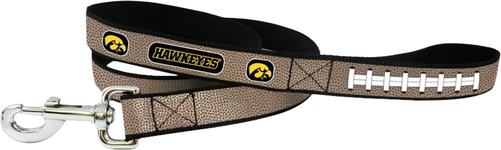 Ncaa Iowa Hawkeyes Reflective Football Leash, Small