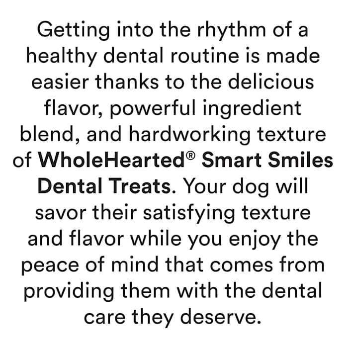 WholeHearted Smart Smiles Original Flavor Dog Treats 12 oz. Count of 26