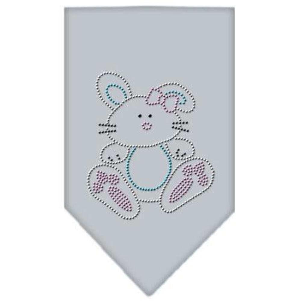 Pet and Dog Bandana Rhinestone, "Bunny" Emerald Green Large