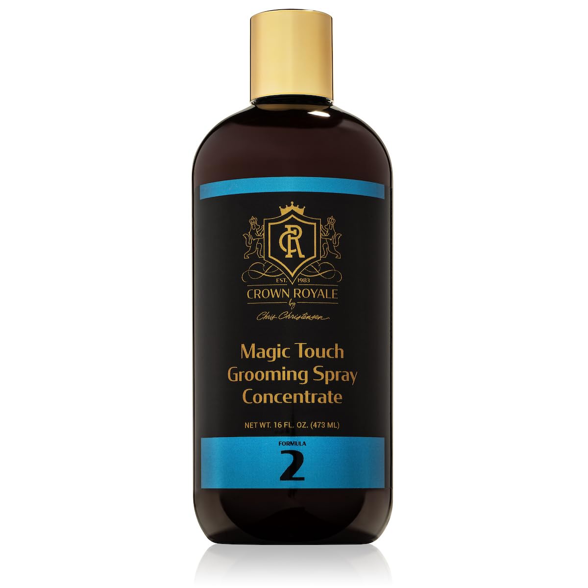 Crown Royale Magic Touch Formula 2 Pet Grooming Spray Concentrate, No Heavy Build-Up, Finishing Spray, Prevents Coat Matting, Fo