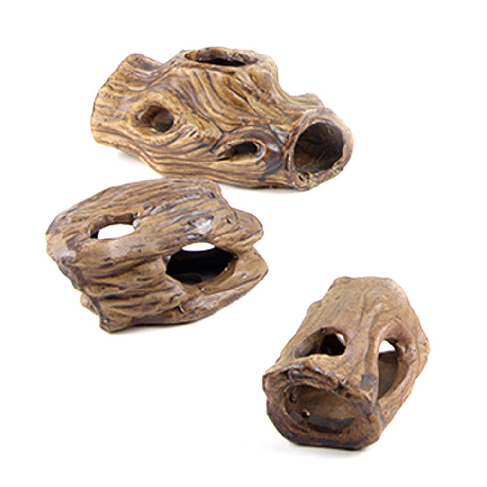 Creation Core Lizard Hideout Ceramic Branch Shape Snake Climbing Decor Reptile Habitat Decorations Aquarium Platform Hideouts Fish Shelter Hide Caves