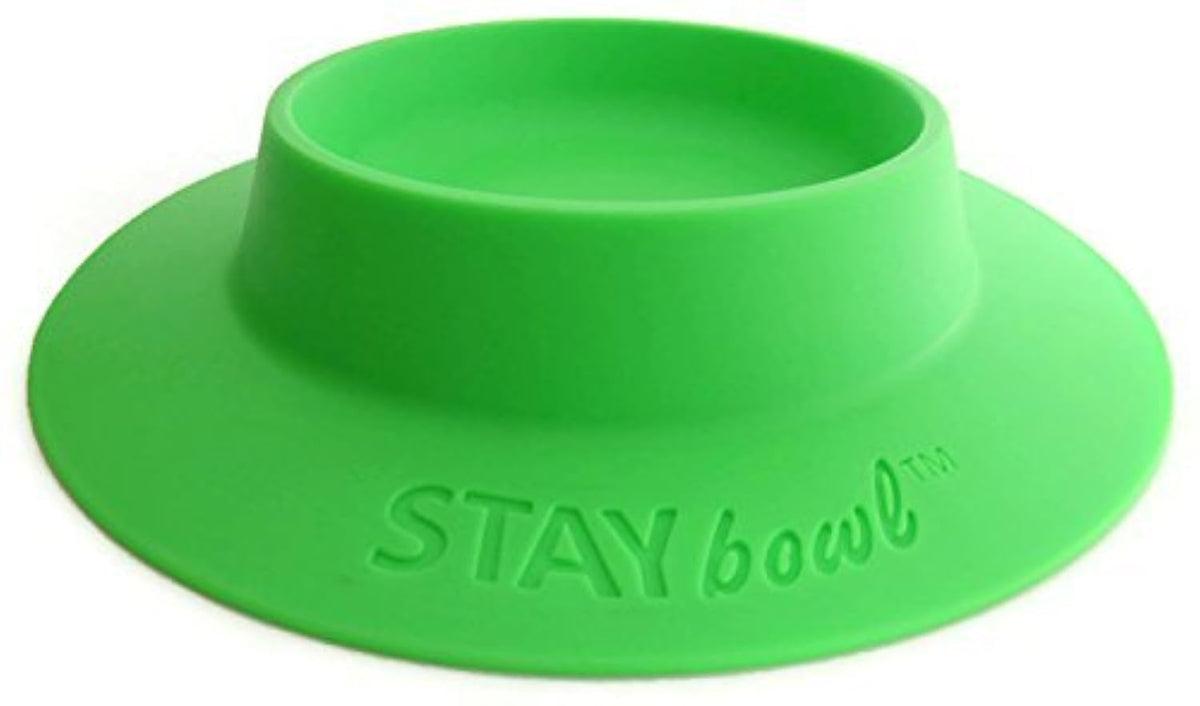 Staybowl Tip-Proof Bowl For Guinea Pigs And Other Small Pets - Spring Green - Large 3/4 Cup Size New