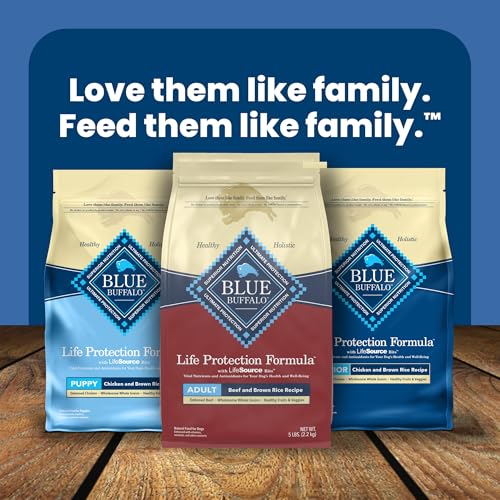 Blue Buffalo Life Protection Formula Adult Dry Dog Food, Helps Build and Maintain Strong Muscles, Made with Natural Ingredients,