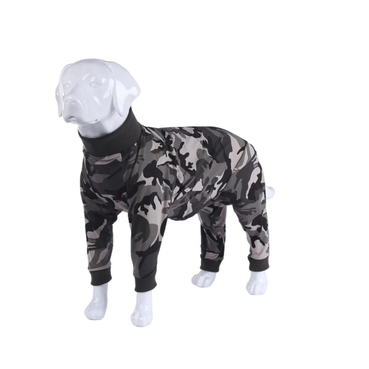 Xqpetlihai Dog Onesie Surgery Recovery Suit For Medium Large Dogs Recovery Shirt For Abdominal Wounds Or Skin Diseases Bodysuit Dogs Pajamas For Shedding Allergy Anti Licking(S,Camo)