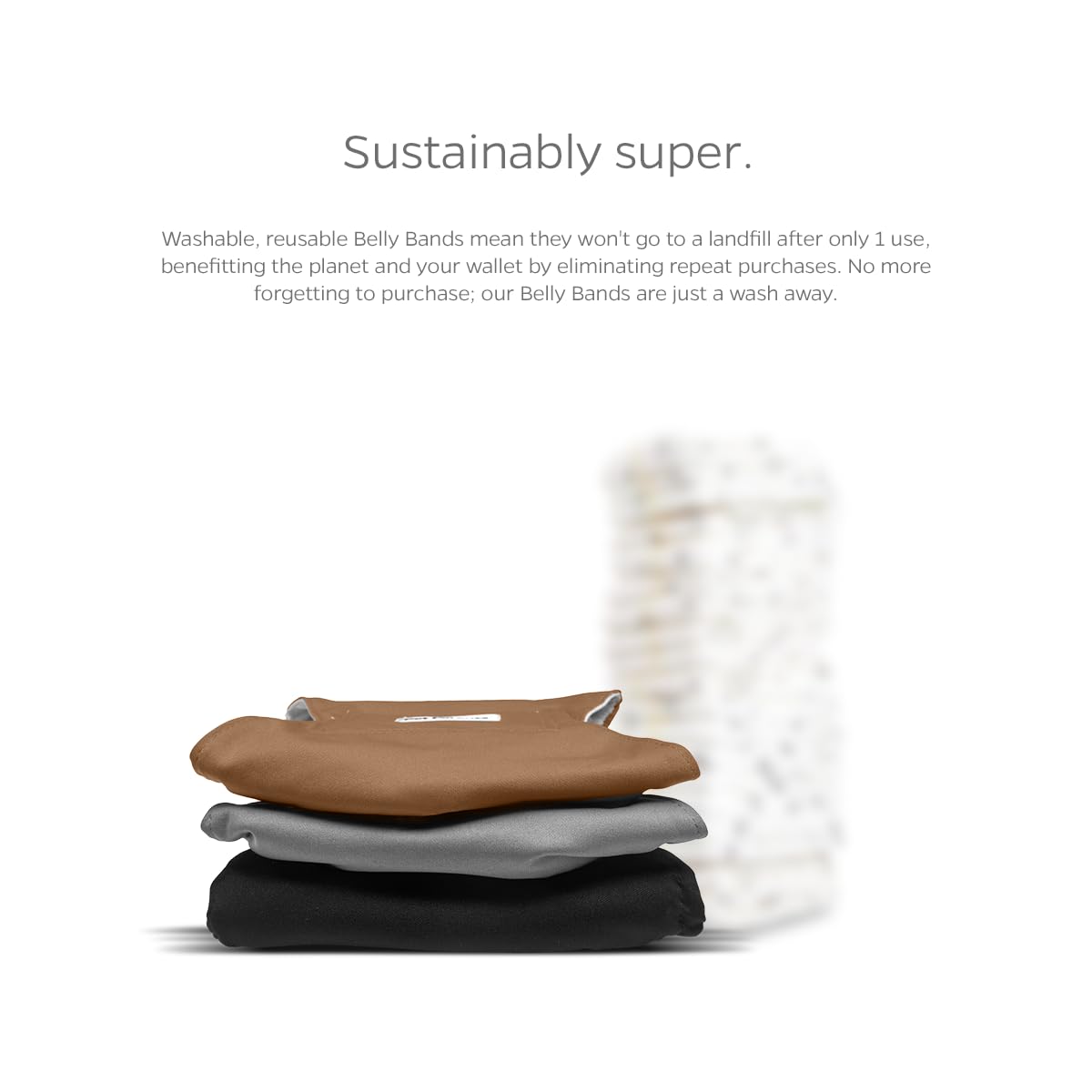 Pet Parents Premium Washable Belly Bands For Male Dogs & Extendrs, (3Pack) Of Male Dog Diapers & Male Dog Belly Bands, Color: Natural, Size: Medium Dog Diapers Male