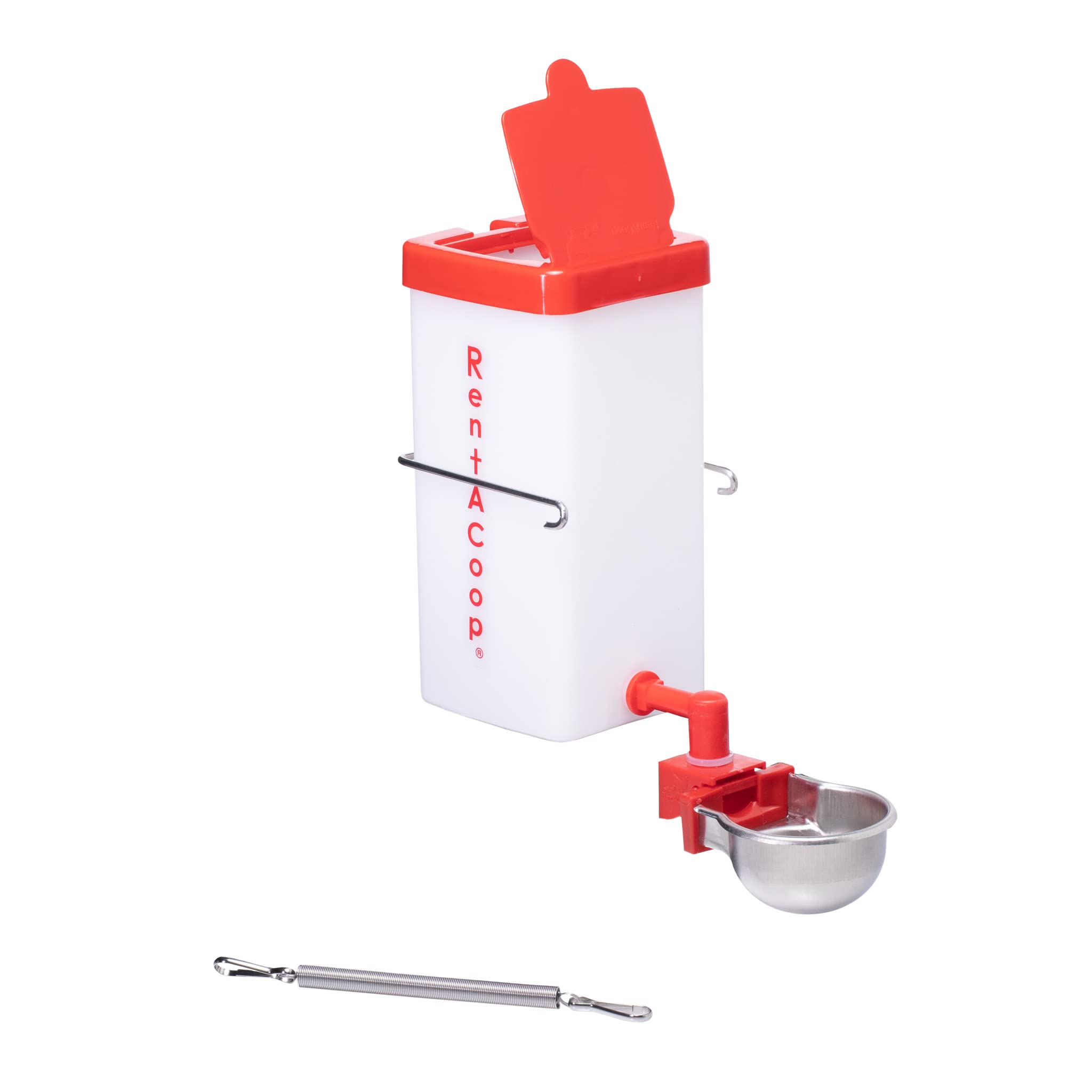 No-Drip 32oz Small Animal Drinking Bottle with Auto-Fill Metal Cup for Small Pet/Bunny/Ferret/Hamster/Guinea Pig/Rabbit/Chinchil