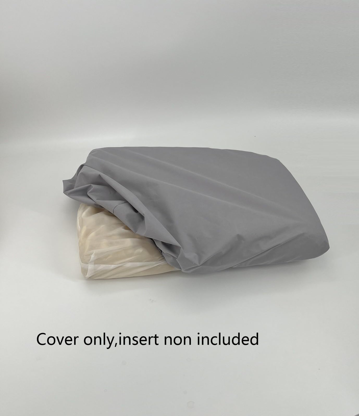 Waterproof Dog Bed Cover Elastic Slip Cover Light Grey 44 X 35 Inch