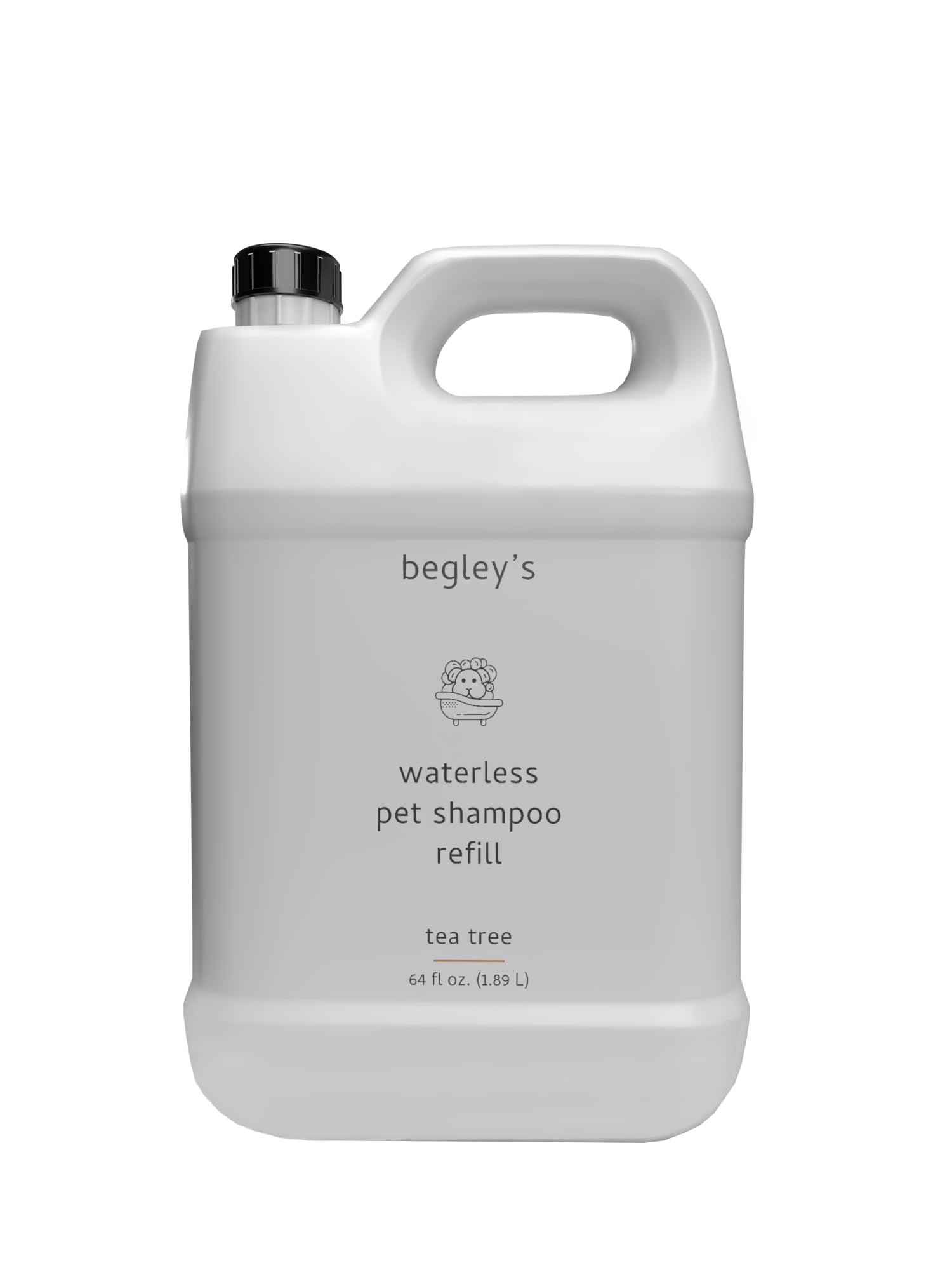 Begleys No Rinse Waterless Pet Shampoo, Bathless Cleaning, Deodorizing, And Odor Removal For A Shiny, Fresh Smelling Coat - Effe