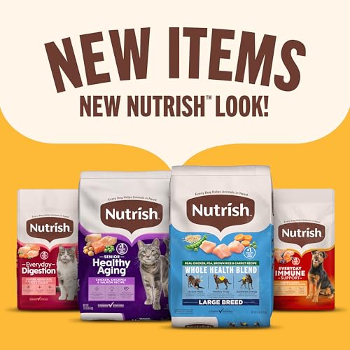 Nutrish High Protein Beef, Potato & Peas Recipe with Venison & Lamb Dry Dog Food, 12 lb. Bag, Packaging May Vary (Rachael Ray)