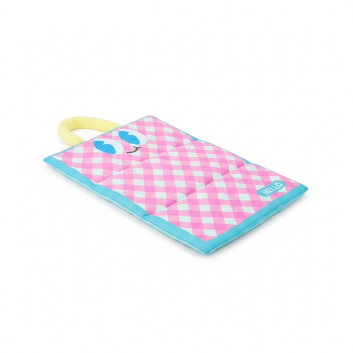 ZOOMELLA Checkered Waterproof Pet Mat Rounded Edges Quilted Pet Mat, Pink Blue Plaid, 50x70cm|Blankets|Pet Supplies