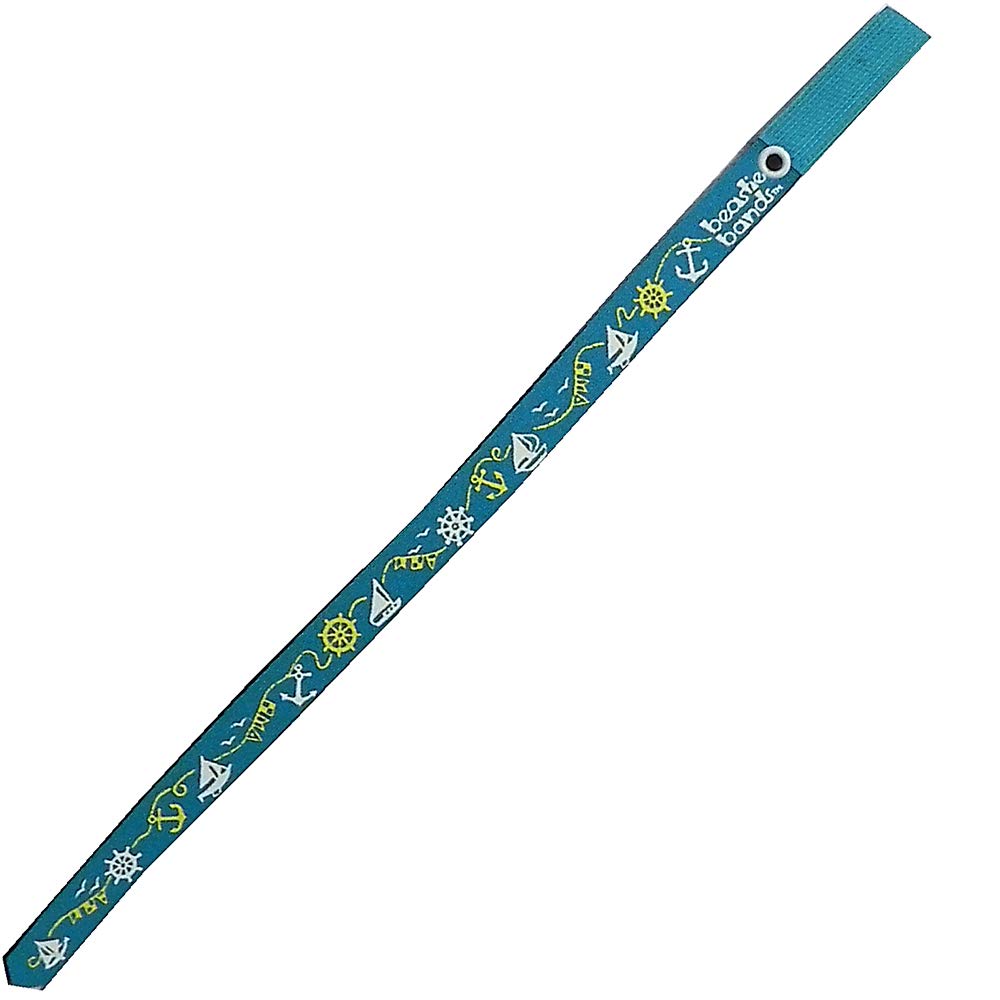 Beastie Bands Cat Collar, Nautical Sailing Design (Color Will Vary)