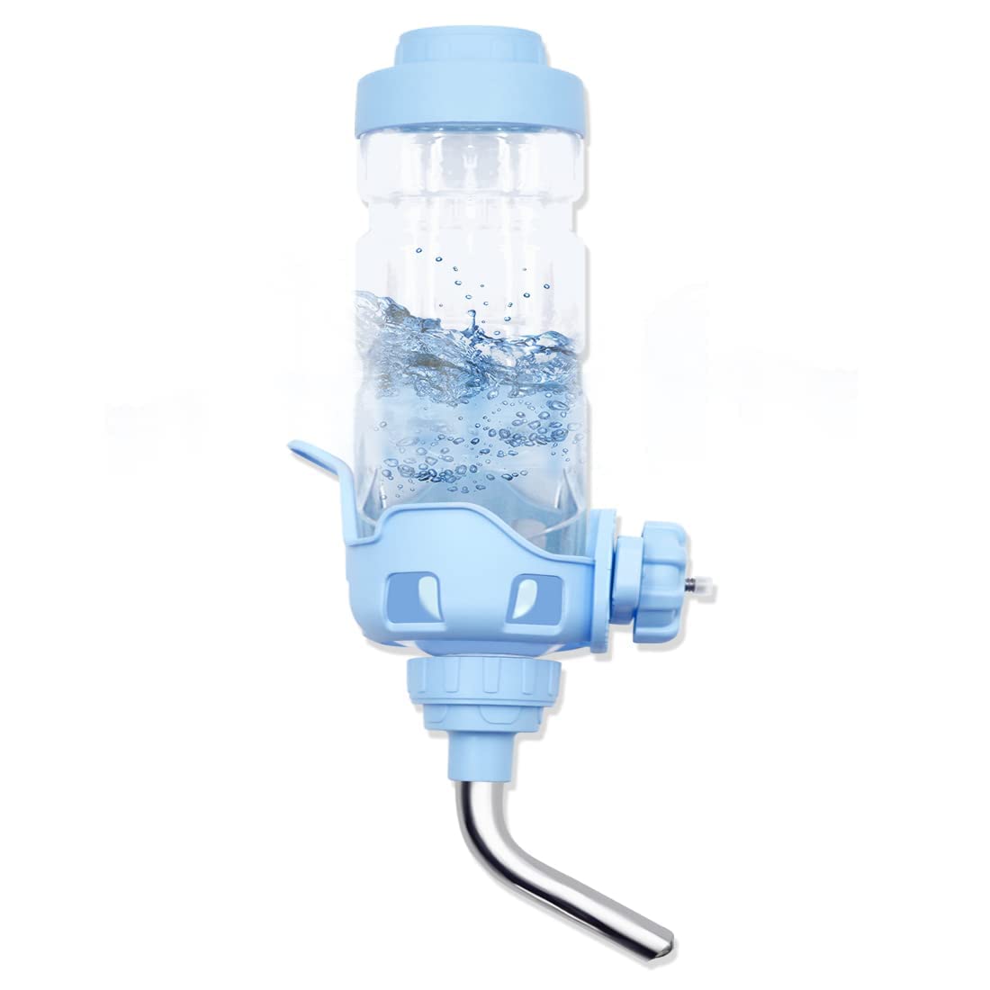 Vannon Dog Water Dispenser for Cage Leakproof Crate Auto Feeding Water Bottle for Dogs & Rabbits Pet Nozzle Diameter: 12mm, Top 