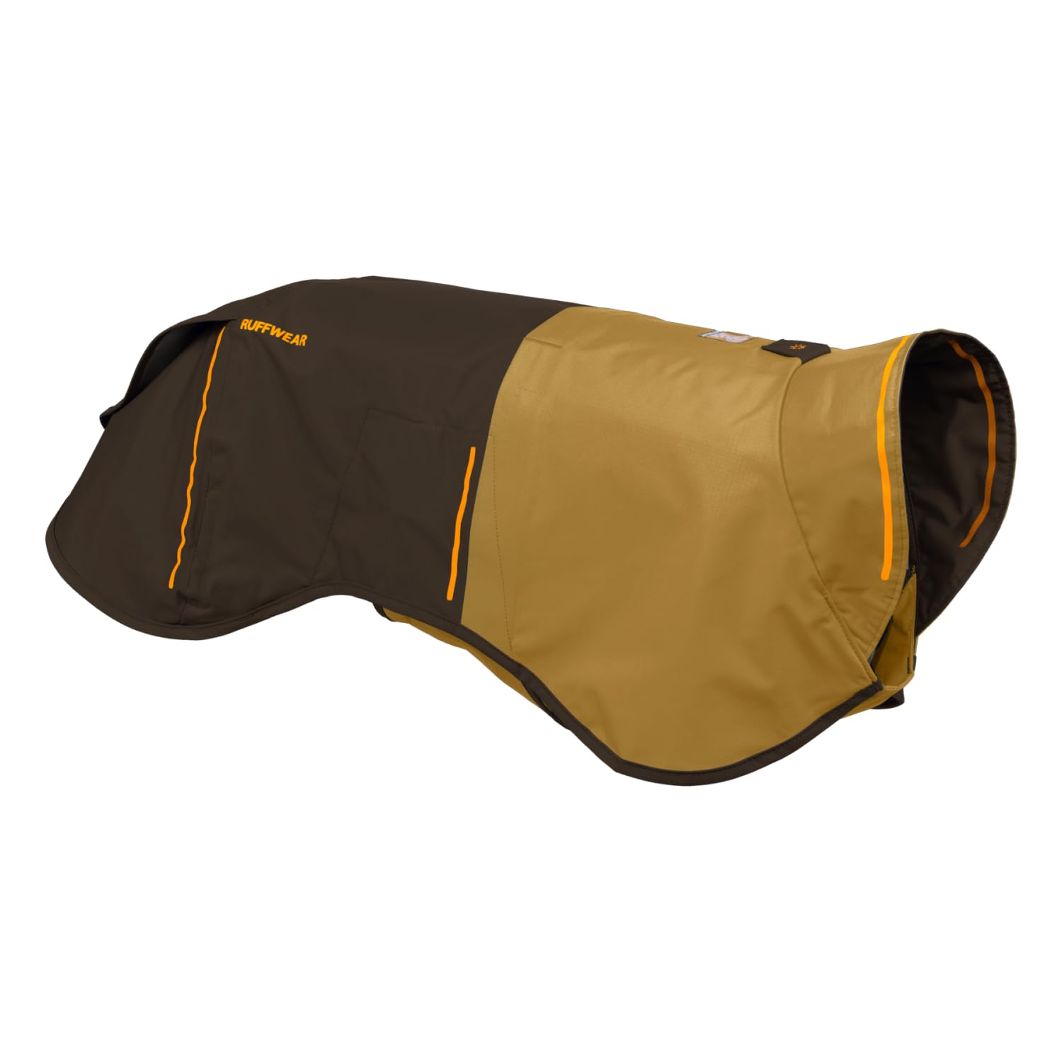 Ruffwear, Sun Shower Dog Raincoat, All-Weather Jacket, Waterproof, Windproof & Lightweight, Earth Brown, X-Large