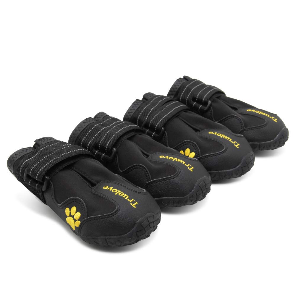 Mokcci Truelove Dog Boots Waterproof Dog Shoes With Reflective Straps For Small Medium Large