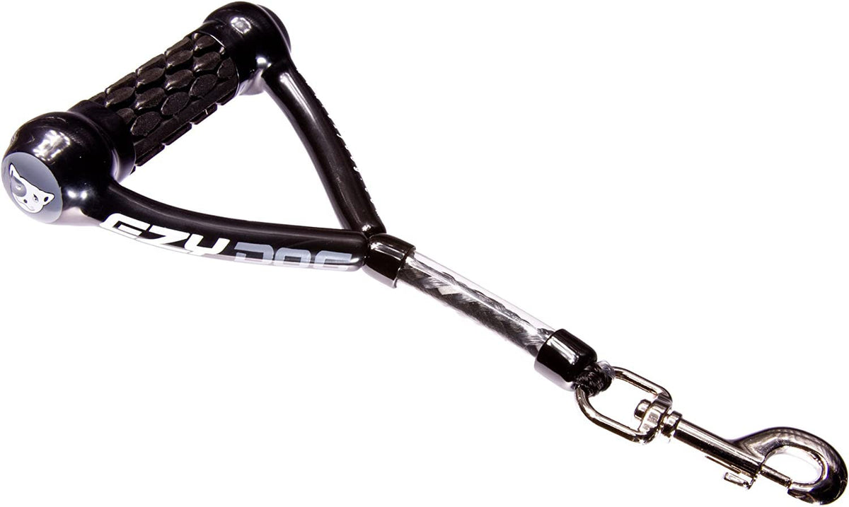 Ezydog Mongrel Best Short Dog Leash For Medium To Large Dogs - Perfect Lead For Control, Training, And Keeping Your Dog Close - Durable And Comfortable Pyramid Handle Design (12”, Black)