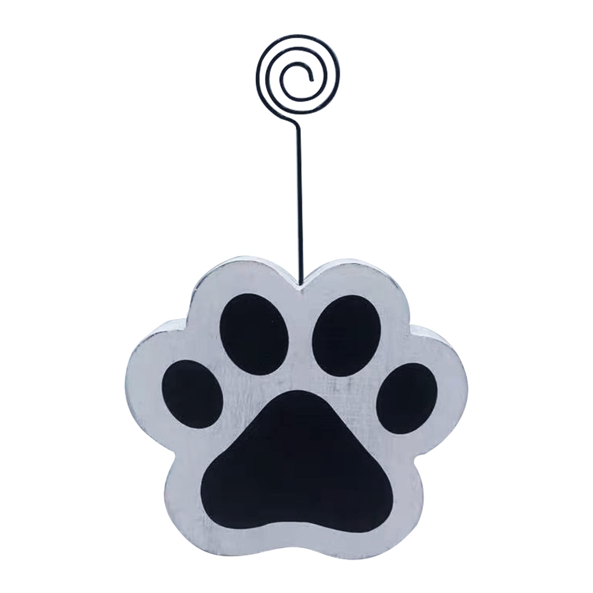 Dog Picture Frame Memorial Wood Photo Picture Holder, Place Pet Photo Holder With Wire Clip, Pet Picture Frame, Gift For Pet Dog