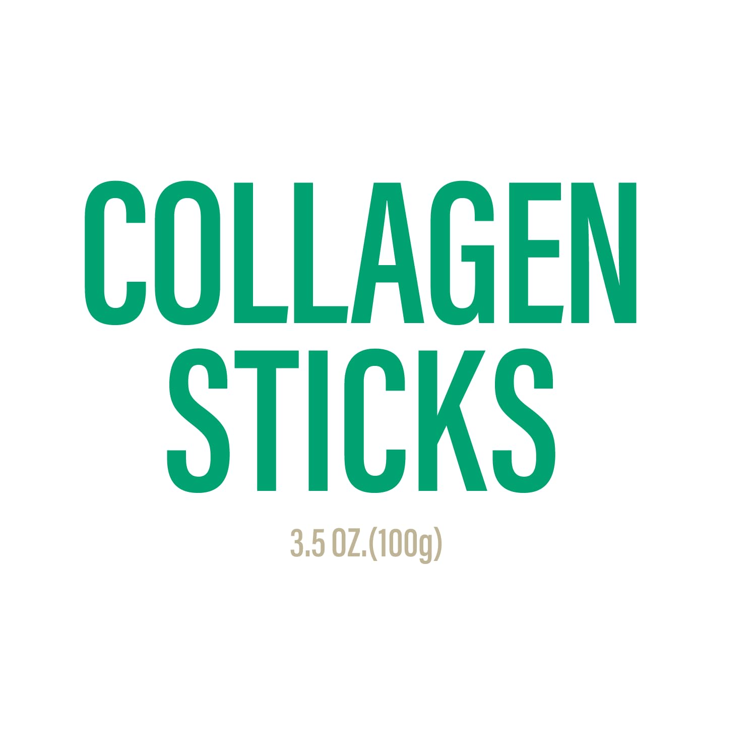 Chewers Joy Collagen Sticks 5-6 (5 Count) - Natural Dog Treats - Single Ingredient Long-Lasting Chews, High Protein