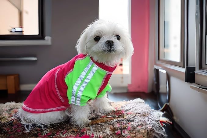 Louie de Coton Cooling Dog Sun Shirt with UPF50 + Sun Protection Tshirt for Dogs Size: XXL | UV Protection Cooling T-Shirt for D