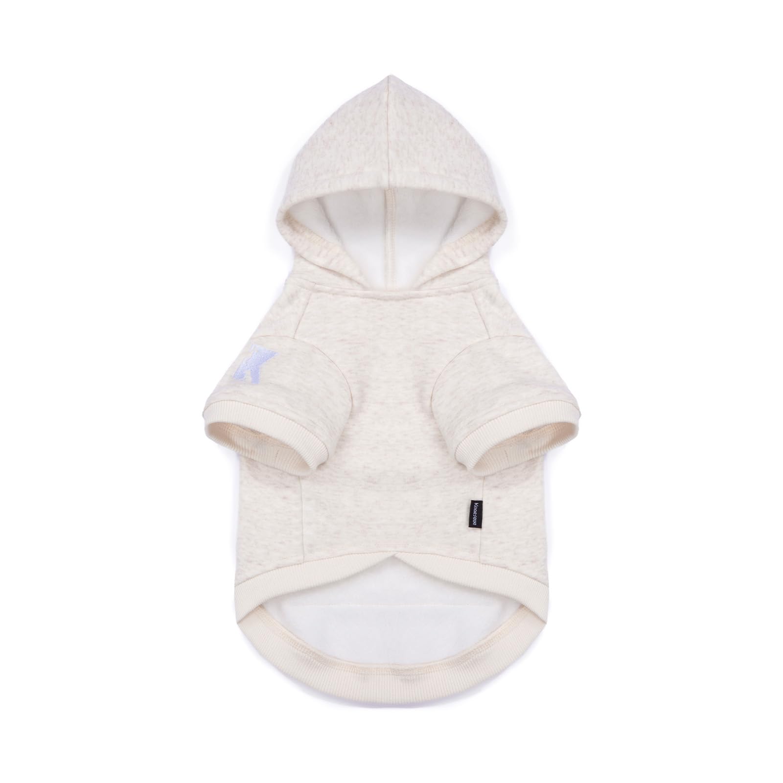 Koneseve Dog Hoodie Fleece, Cat Sweater Warm With Pocket - Soft Clothes For Daily Wear, Basic Hooded Sweatshirts, Winter Coat Cl