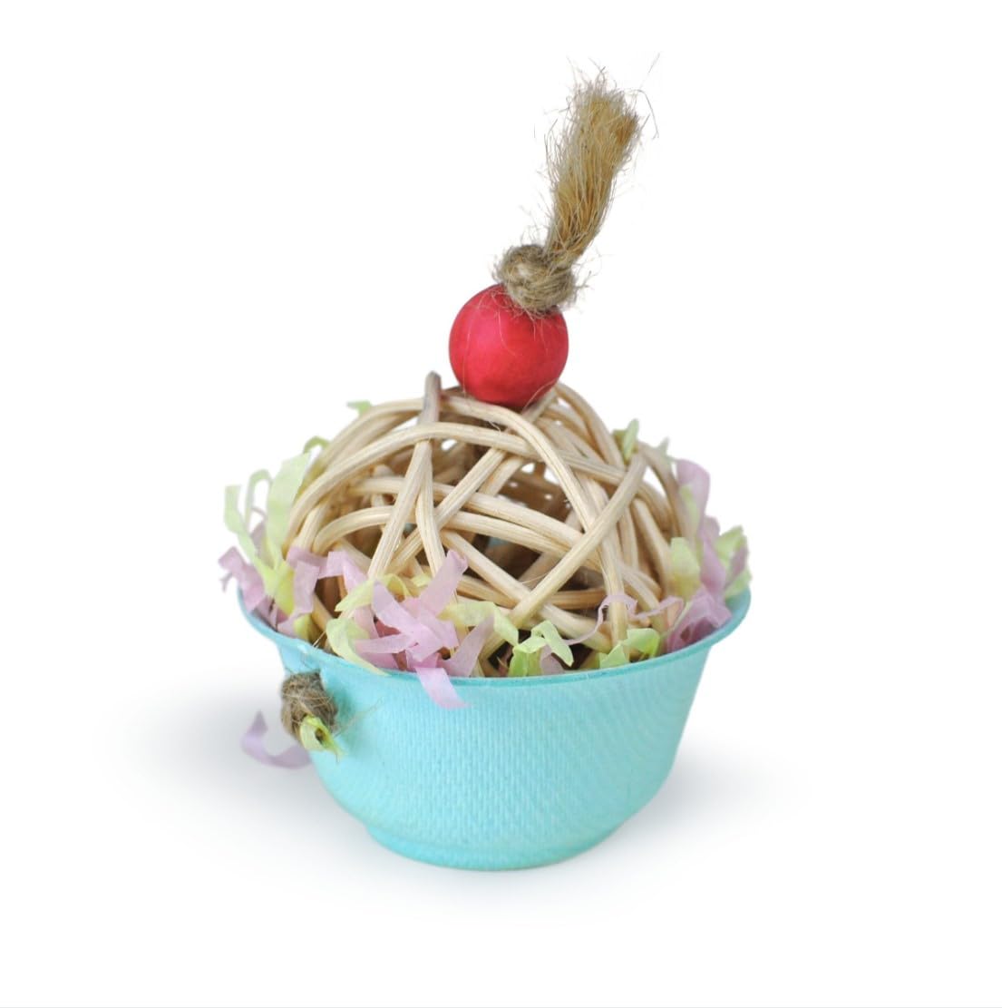 Prevue Pet Products Sugarcane Cupcake Small Animal Chew Toy