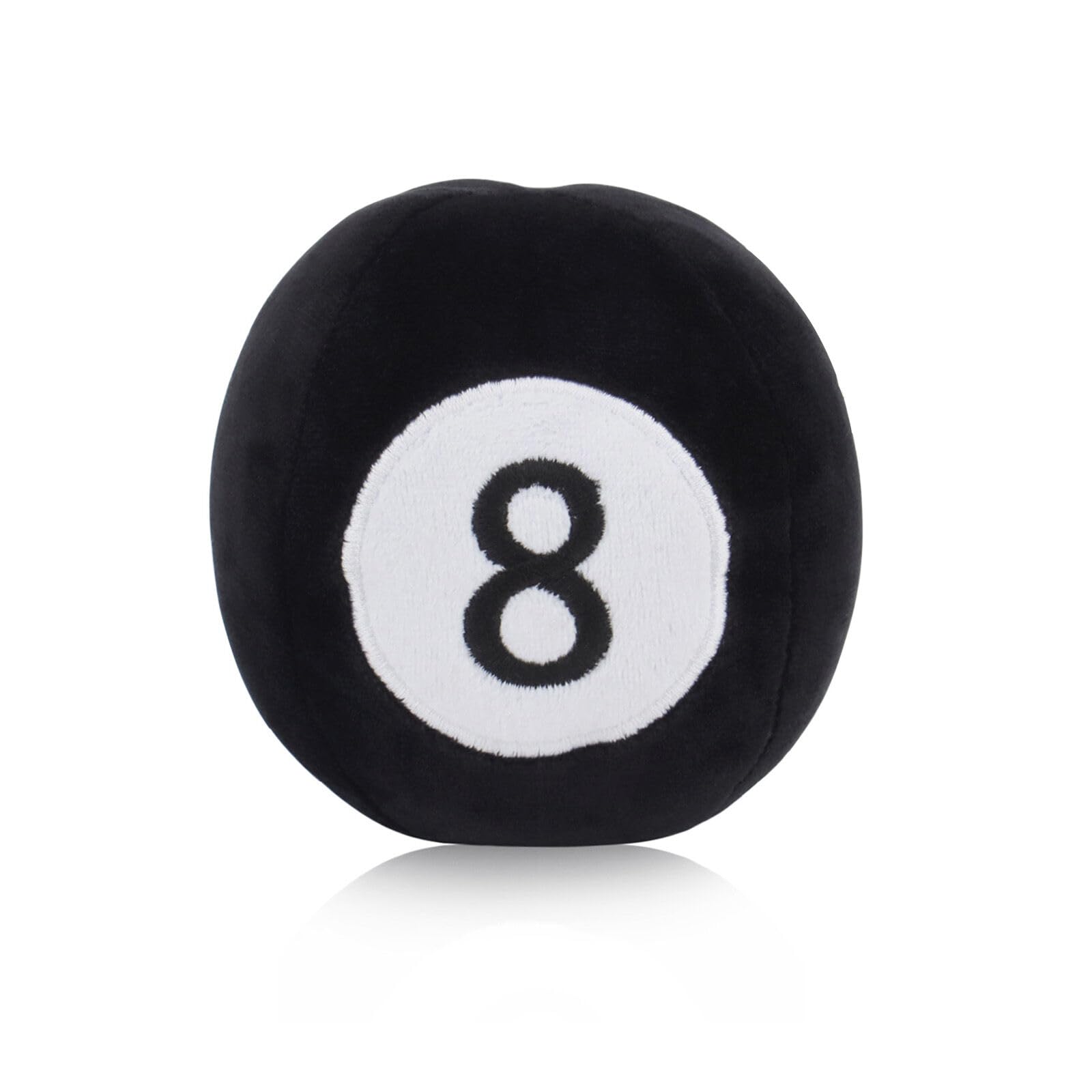 Tonyfy Dog Toys Balls - Chewable Plush Billiards For Dogs, Soft Pet Squeaky Ball Stuffed With Fluffy, Durable Indoor Outdoor Dog