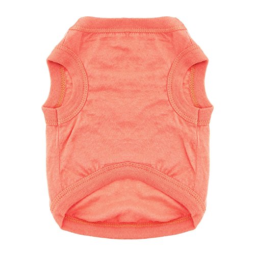 Doggie Design Cotton Dog Tank (Coral, Xs)