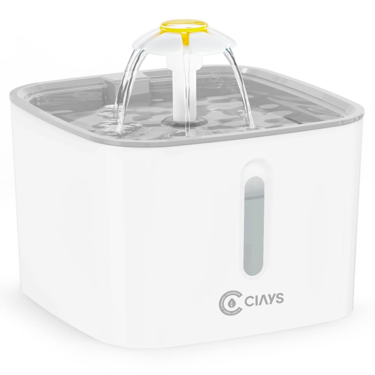Ciays Automatic Pet Water Fountain, 84oz/2.5L Water Dispenser with 3 Replacement Filters for Cats, Dogs, Multiple Pets
