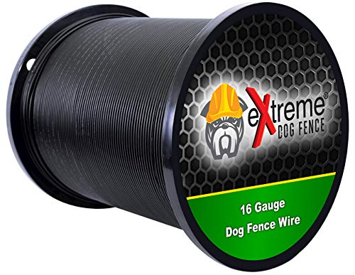Electric Dog Fence + Remote Trainer - 4 Dog / 500' Of 16 Gauge Underground Dog Fence Wire (Up To 1/3 Acre) - Dual Solution To Co