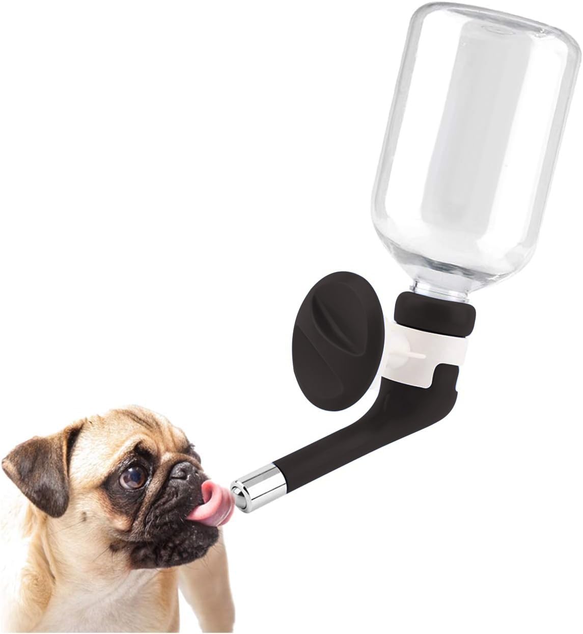Andiker No-Drip Dog Water Dispenser Bottle-Dog Kennel Cage Water Dispenser Water Drinker Kettle for Pets can be Raised and Lower
