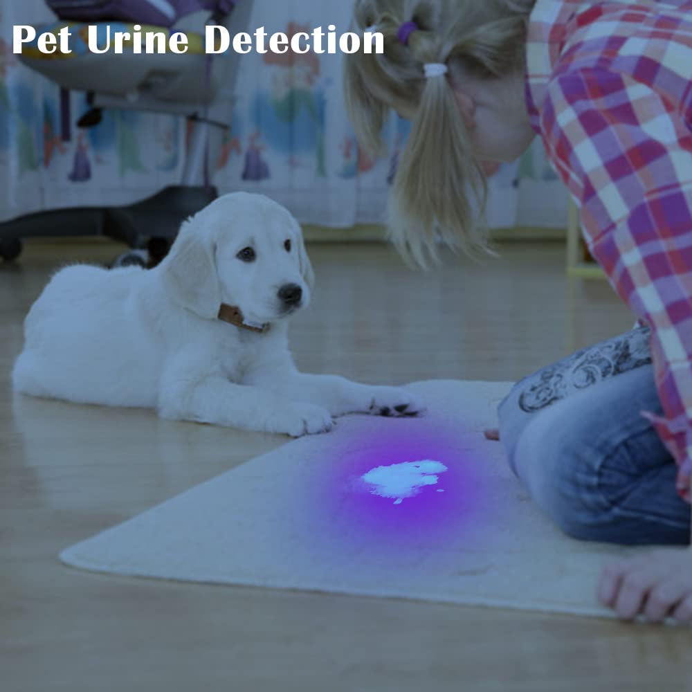 Beike Uv Flashlight Black Light, Small Portable Blacklight Flashlight Uv Light, 12 Led Mini Black Light Flashlight For Pet Urine Detection (Dog Cat), Scorpion, Resin Curing, Bed Bug