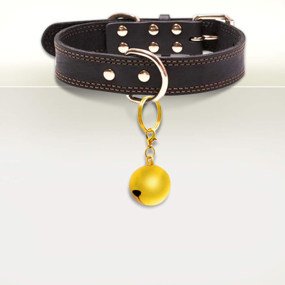 Sonku Pet Bells For Dog Cat Collar 8 Pack, Stainless Pet Bells For Cat Dog,Charm Pet Pendant Accessories-Gold,Silver