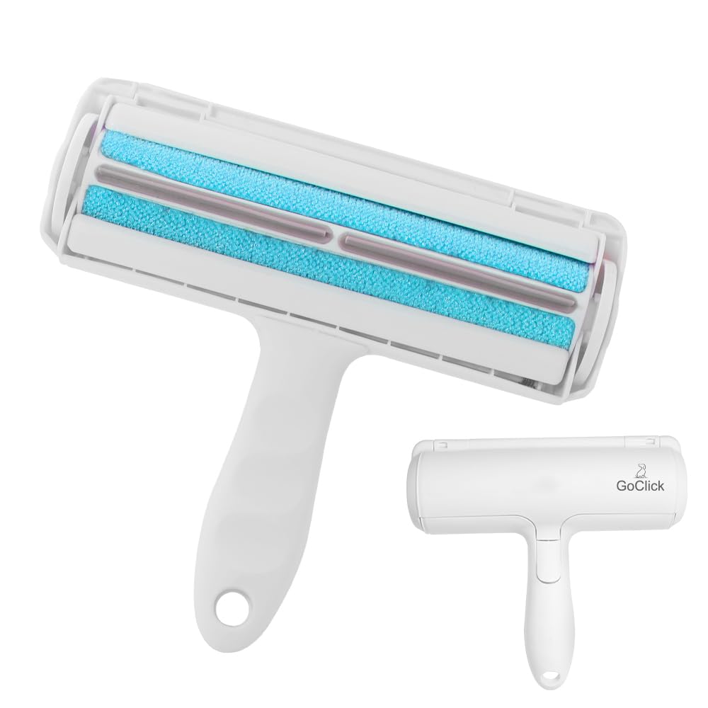 The Goclick Roller Pet Hair Removal Tool Effortlessly Removes Dog And Cat Hair From Furniture, Clothes, And More. Durable, Easy