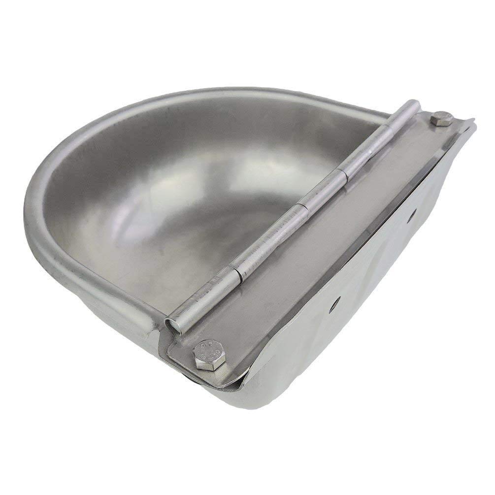 Automatic Water Feeder Trough Bowl With Pipe For Cattle Horse Goat Sheep Dog Animals Stainless Pet Livestock Tool