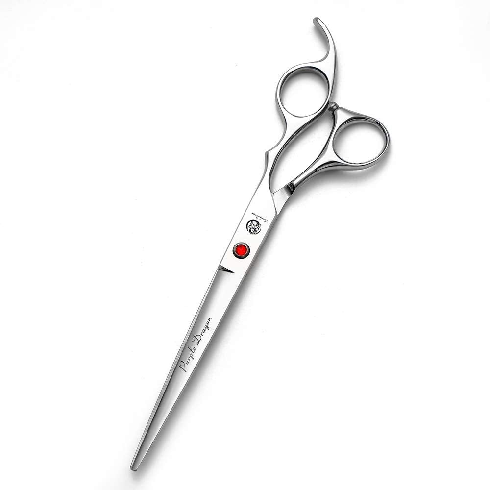 Purple Dragon 5/5.5/6/6.5/7/7.5/8/9/10 Sharp Edge Hair Cutting Shears Pet/Puppy/Cat Grooming Scissors with Bag - Perfect for Bar