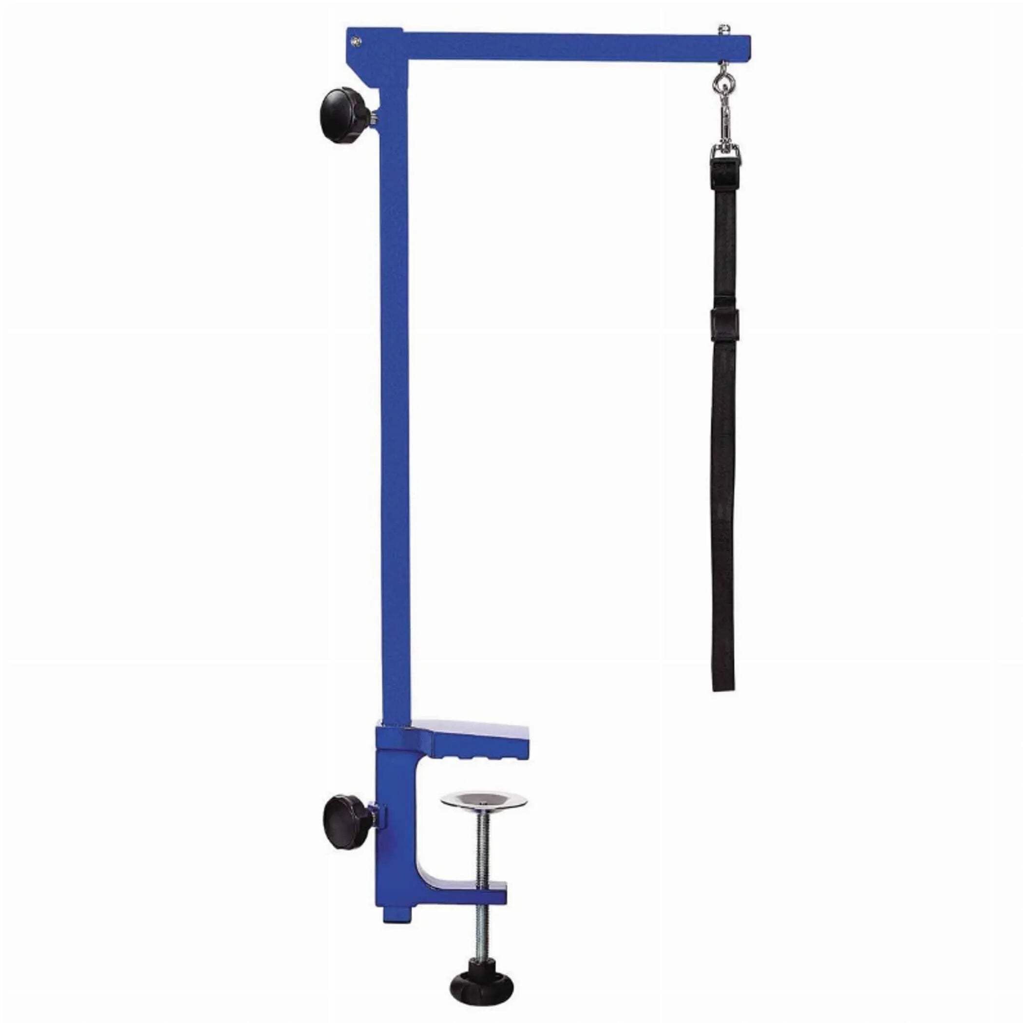 Master Equipment Blue Foldable Grooming Arm For Pets - 24    To 48    In Height, Attaches To Grooming Table Minimum 3    Thick