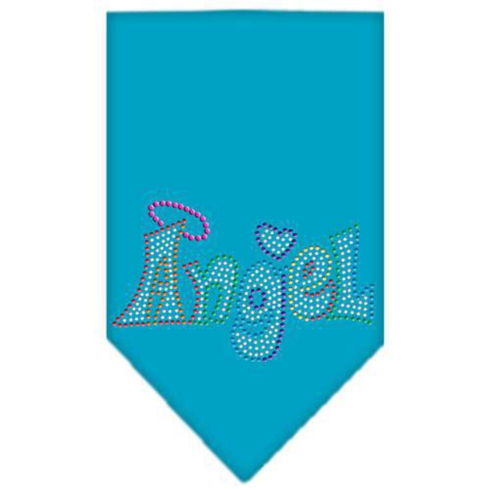 Mirage Pet Products 67-97 SMLPK Technicolor Angel Rhinestone Light Pink Print Bandana, Small