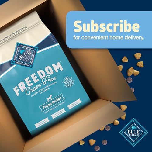 Blue Buffalo Freedom Grain-Free Puppy Dry Dog Food With DHA, Complete & Balanced Nutrition for Puppies, Made in the USA With Nat