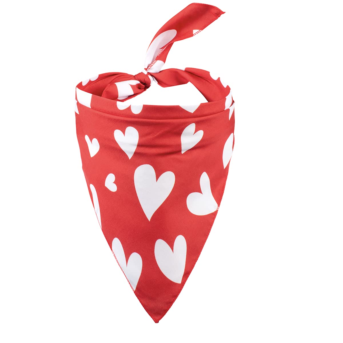 Native Pup Valentine'S Day Dog Bandana | 3-Pack | Pink, Red Heart Handkerchief Bandanna (Valentine'S Pack 1, Large)