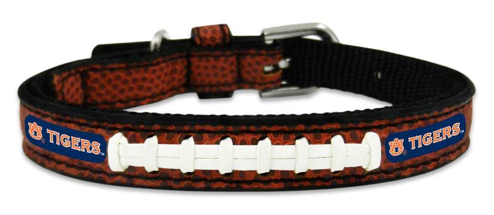 Ncaa Auburn Tigers Classic Leather Football Collar, Toy