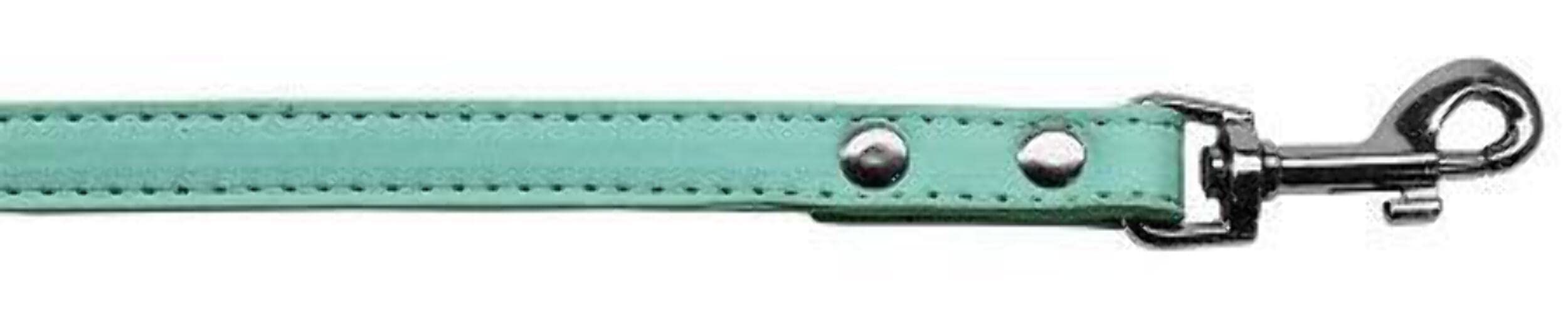 Mirage Pet Products Premium Plain Pet Leash, 1/2" x 6', White