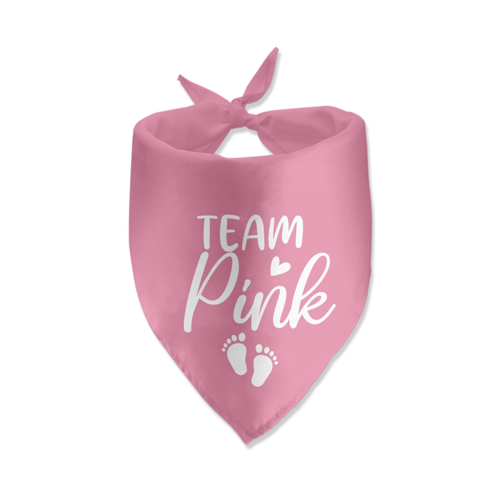 Lmaurrizt Team Pink Dog Bandana Gender Reveal Baby Announcement Dog Bandana Pregnancy Announcement Pet Scarf Pet Accessories For