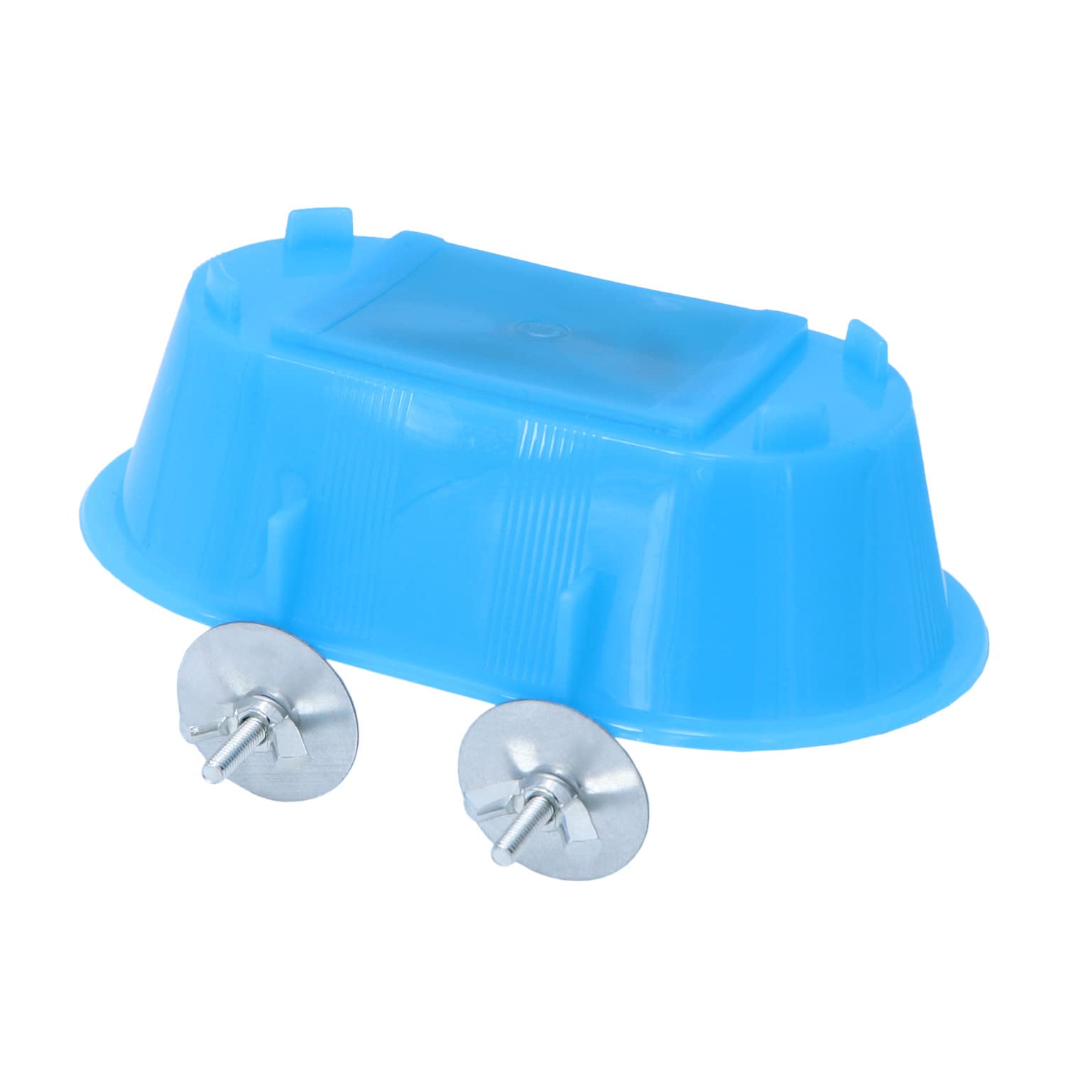 Wontee Bird Bath With Mirror Toy Fixable Parrot Bathroom Tub For Small Brids Parrot Canary Budgies Parakeets