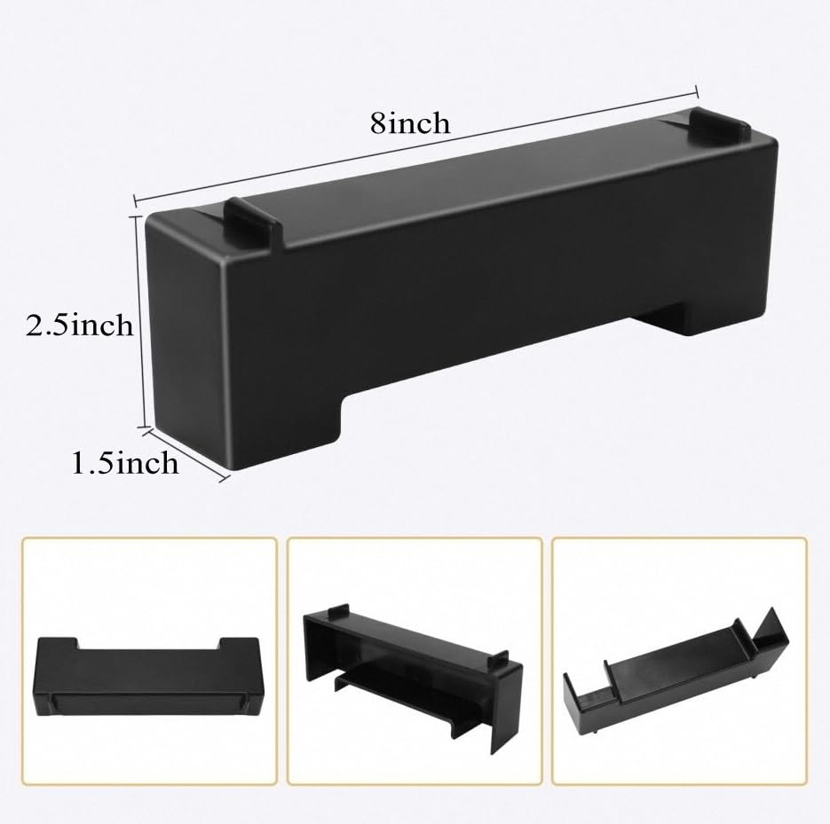 CPLIKE Shrimp Cave Aquarium Tunnel, Aquarium Decor Habitat Decoration, Black Plastic, Modern, Corydora Catfish, Kuhli Loach, Clo