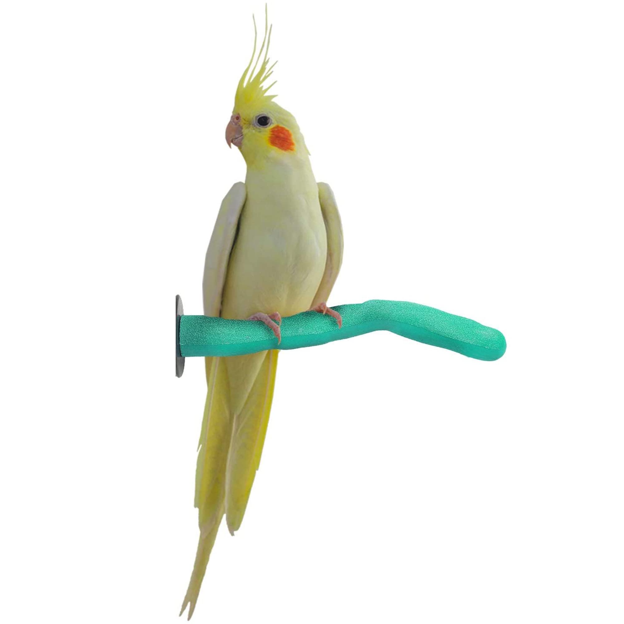 Sweet Feet And Beak Safety Pumice Perch Bird Toy - Trims Nails And Beak - Promotes Healthy Feet - Safe Non-Toxic Bird Supplies For Bird Cages - X-Small 5.25'