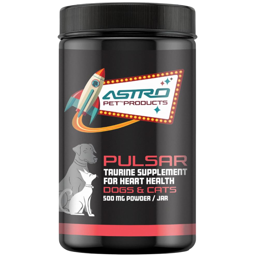 AstroPet - PULSAR - Taurine Supplement - For Dogs & Cats - Supports Heart Health - 100% Pure Human-Grade Taurine - Vision, Diges