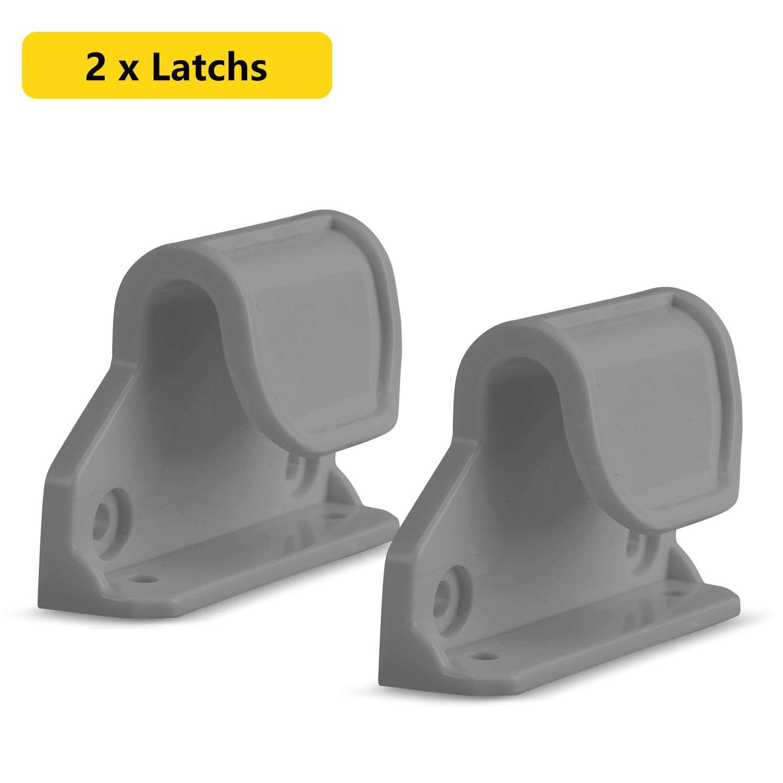 Likzest Retractable Baby Gate Replacement Parts, 55W x 33H, Includes 2 Latches, 2 Brackets, and Screws - Grey