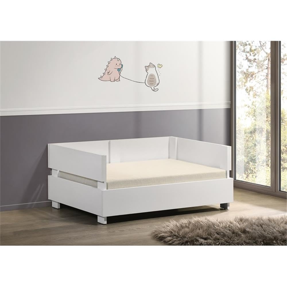 Progressive Furniture Marshmallow Pet Bed W/Cushion in White/Off White