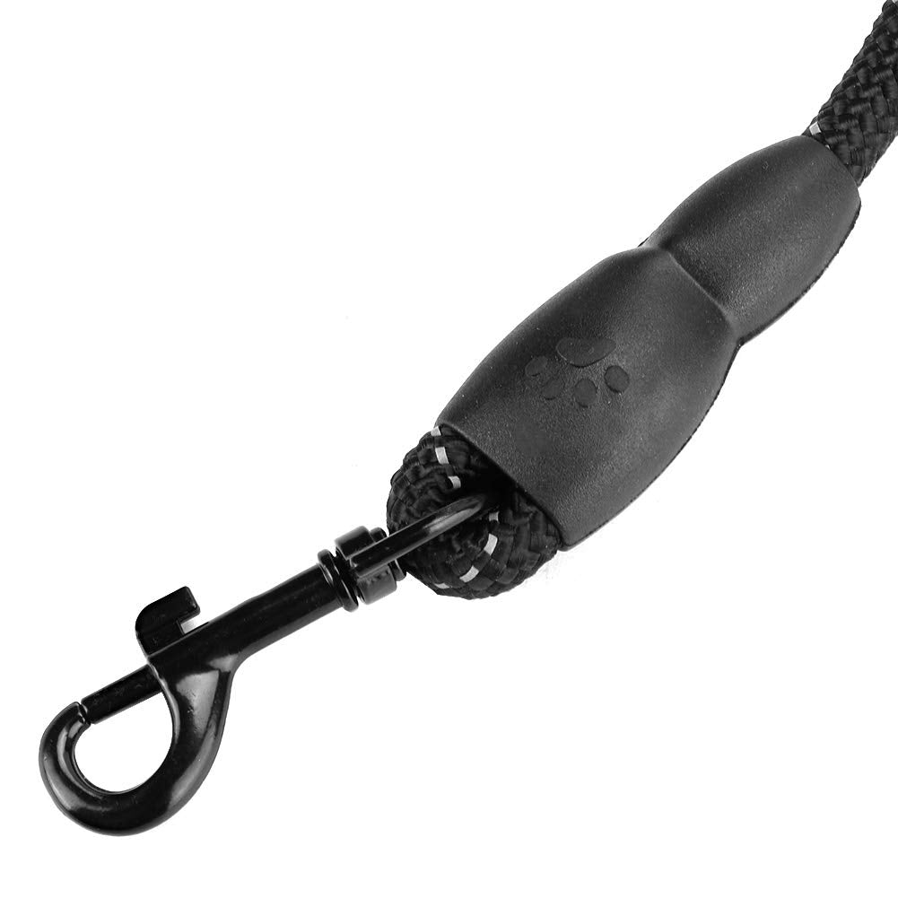 Dog Leashes, 4 In 1 No Detachable Nylon Traction Rope 4 Way Dog For Dogs Cats Outdoor Walking(4 Way Black)