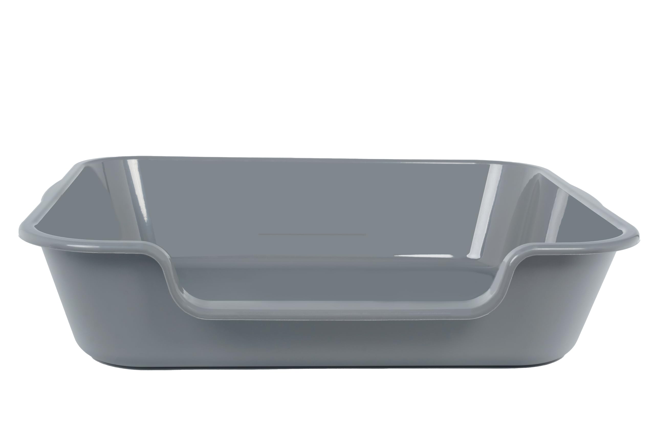 2 Pack Extra Large Dog Litter Box Pan Tray (ABS Material), Low Entry Jumbo Senior Litter Boxes for Multiple Kitten Big Cats, Pet